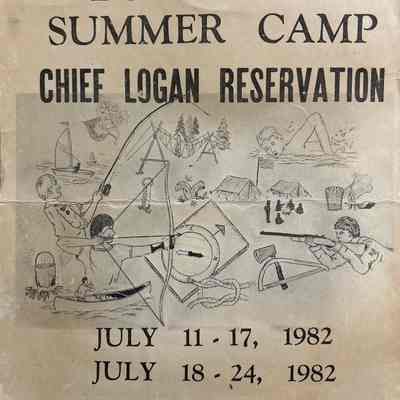 Boy Scout Summer Camp Poster - 1982