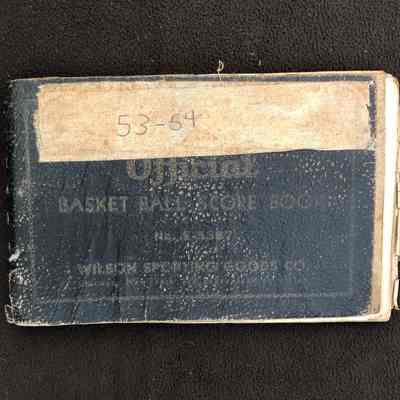 Beaver High School Boys Basketball Team Scorebook - 1953