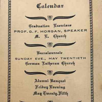 Waverly High School Commencement Announcement