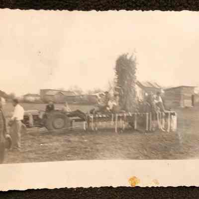 Sophomore Float from Beaver High School for local Halloween Parade circa 1943.