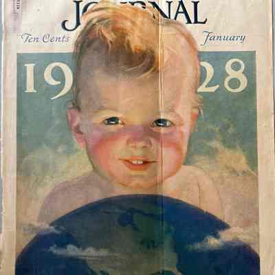 Peoples Home Journal magazine cover - January 1928.