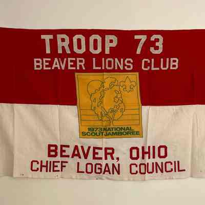 Boy Scout Jamboree Troop Flag