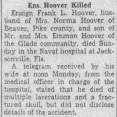Chillicothe Gazette News Article - November 6, 1944