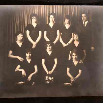 Beaver High School Girls Basketball Team - 1924