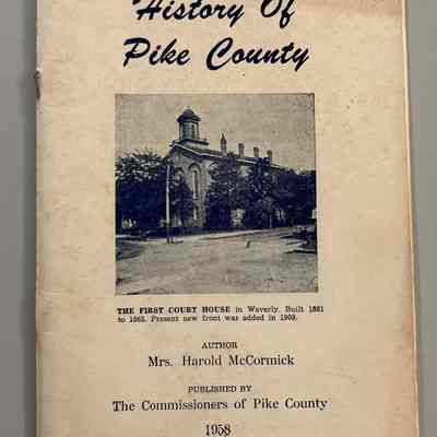 History of Pike County Book - 1958