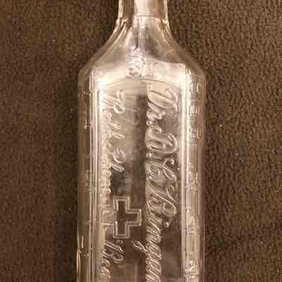 Dr. Robert C. Bingaman Medicine Bottle - Beaver, Ohio