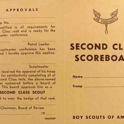 Boy Scout Rank Scorecard