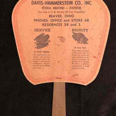 Davis-Hammerstein Co., Inc. Cardboard Fan