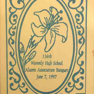 Waverly High School Alumni Association Banquet Program - 1997