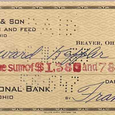 Dan Adams & Son Check