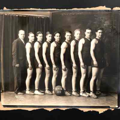 Beaver High School Boys Basketball Team - 1928