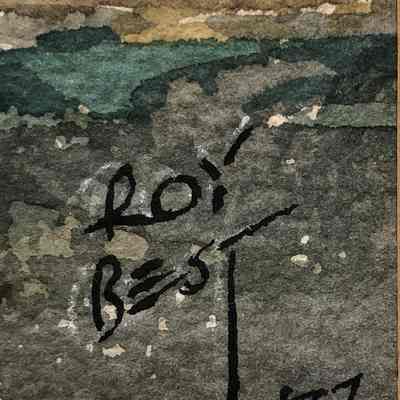 1937 water color painting by Waverly, Ohio native Roy Best.