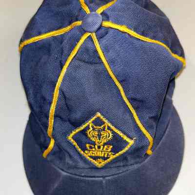 Inside of cap has scout’s name written in it, David Gannon.