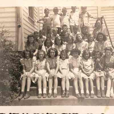 Beaver School Sixth Grade - 1945