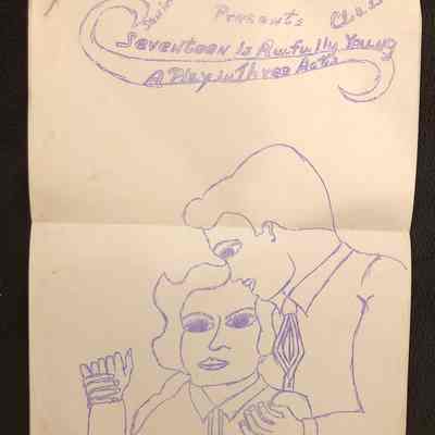 Beaver High School Senior Class Play Program - 1954