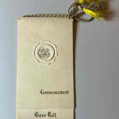 Stockdale High School Graduation Announcement - 1922