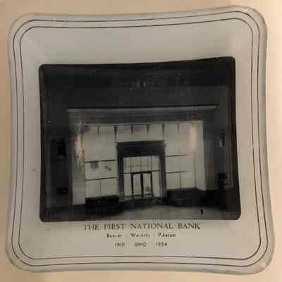 The First National Bank Ash Tray
