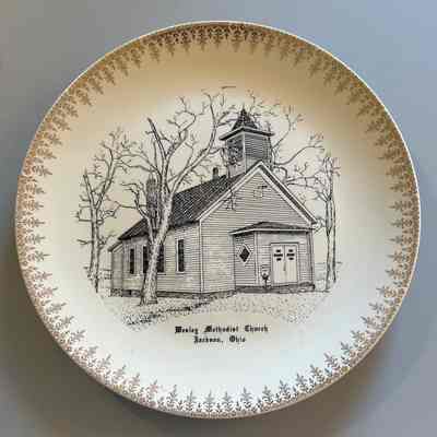 Wesley Methodist Church Commemorative Plate