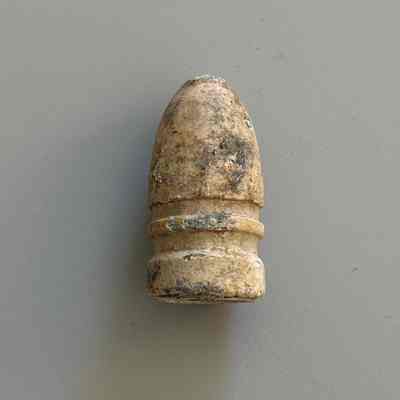 Confederate Gardner Pattern 2 Ringed Mini Ball from Gettysburg Battlefield