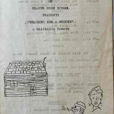 Beaver High School Class Play Program