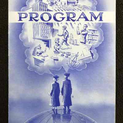 Beaver High School Graduation Program - 1956