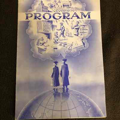 Beaver High School Commencement Program - 1956