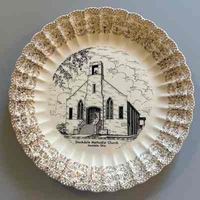 Stockdale Methodist Church Commemorative Plate