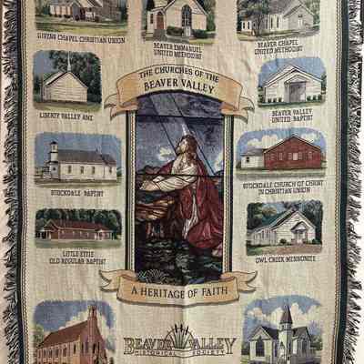 Churches of the Beaver Valley Throw - 2004
