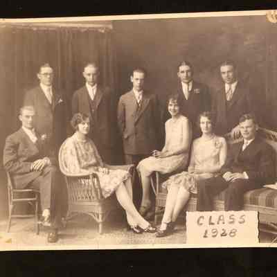 Stockdale High School - 1928 Graduating Class
