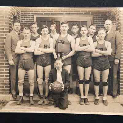 Beaver High School Boys Basketball Team - 1938