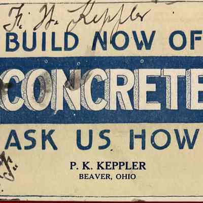 P. K. Keppler Ink Blotter