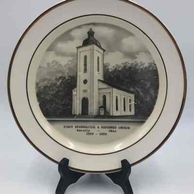 Waverly, Ohio First Evangelical & Reformed Church Commemorative Plate