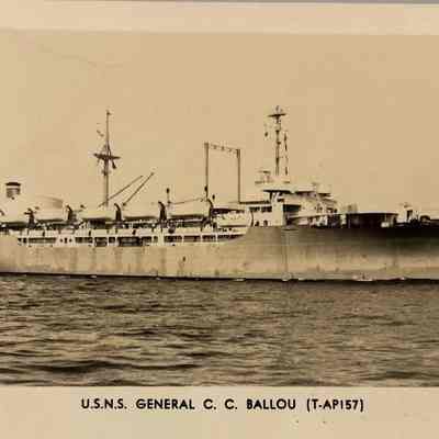 United States Navy General C. C. Ballou Post Card