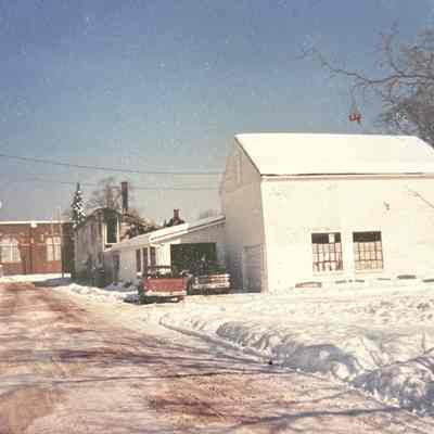 Cox Funeral Home Fire Aftermath Photograph