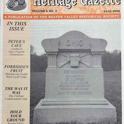 The Beaver Valley Heritage Gazette - Fall 2006