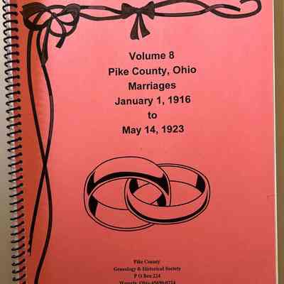 Pike County, Ohio Marriages 1916-1923