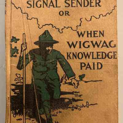 Boy Scouts Signal Sender or When Wigwag Knowledge Paid