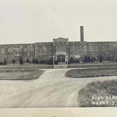 Waverly High School Photo Postcard