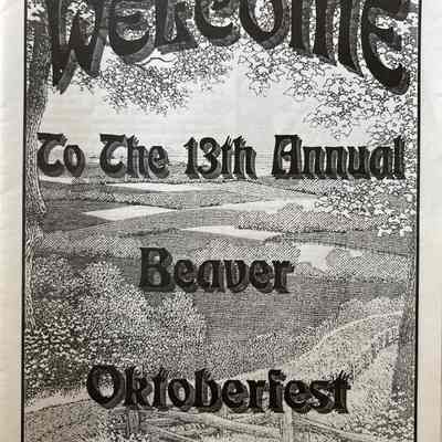 1997 Beaver Oktoberfest Prigram