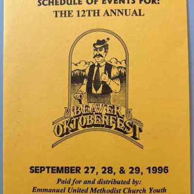 1996 Beaver Oktoberfest Program