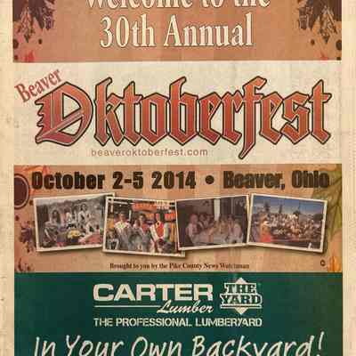 Beaver Oktoberfest Program - 2014