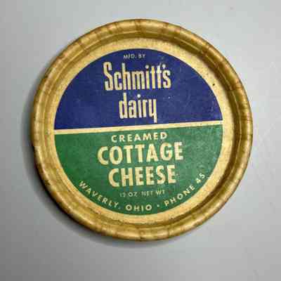 Schmitt Dairy Cottege Cheese Lid