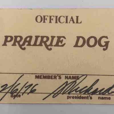 Pure Prairie League Fan Club Membership Card