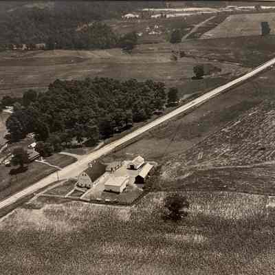 Edd Frey Hickory Grove Farm east of Beaver, Ohio