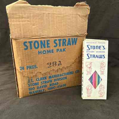 Stone’s Sanitary Drinking Straws