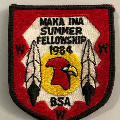 Boy Scout Order of the Arrow Patch - 1984