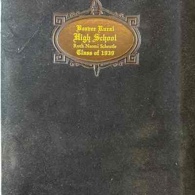 Beaver High School Diploma - 1939