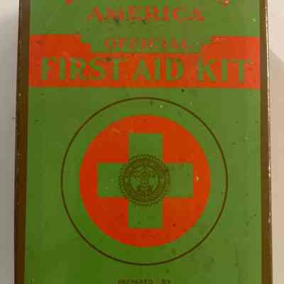Boy Scout First Aid Kit Tin