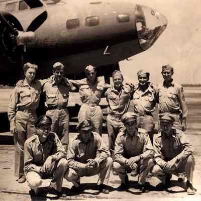 Keppler Air Crew: Howard Keppler is standing on the far right.