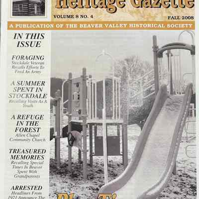 The Beaver Valley Heritage Gazette - Fall 2008